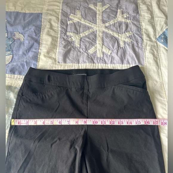 Counterparts Womens Pull on Black Classic Work Office Slim Fit Pants Size 8 - Picture 10 of 12
